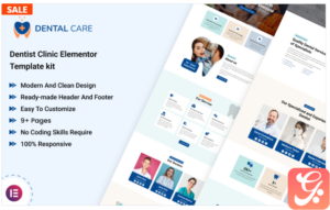 Dentalcare - Dentist Clinic Elementor Template Kit
