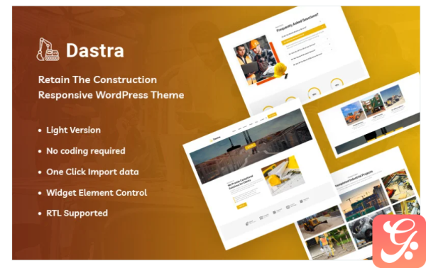 Dastra - Retain The Construction Responsive WordPress Theme