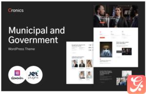 Cronics - Municipal and Government WordPress Theme
