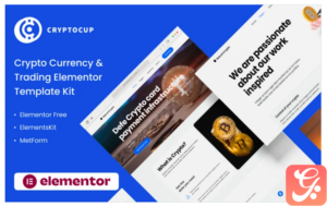 CRYPTOCUP | Crypto Currency & Trading Elementor Template Kit