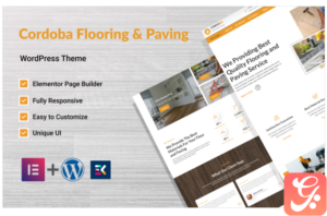 Cordoba - Flooring and Paving Services WP Theme