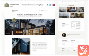 Cornerstone Estates - Elementor Landing Page Template