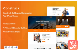 Construck - Building And Construction WordPress Theme