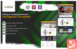 Climbzone - Hiking & Camping Adventure WordPress Theme