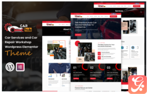 CarHub - Auto Mechanic & Car Service WordPress Template