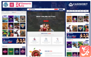 Casino Bit - Online Casino & Betting WordPress Theme