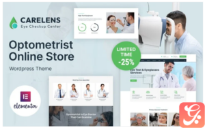 Carelens - Optometrist and Eye Care WordPress Theme