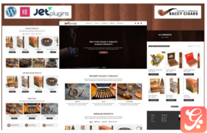 Baccy Cigars - Cigars & Tobacco WordPress Theme