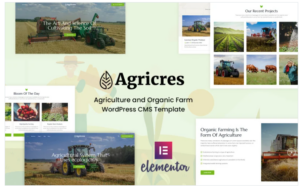 Agricres - Agriculture and Organic Farm WordPress Theme