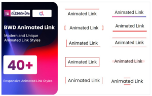 Animated Link WordPress Plugin For Elementor 1.0