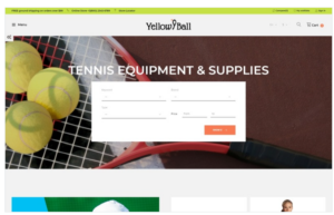 YellowBall - Tennis Store PrestaShop Theme