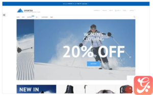 Sportek - Winter Sports Equipment Store PrestaShop Theme