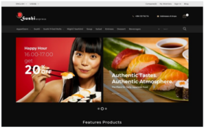 SushiExpress - Restaurant Store PrestaShop Theme