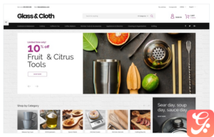 Glass and Cloth - Dishes Store PrestaShop Theme