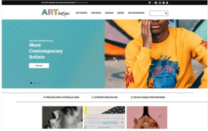 ARTboutique - Art Gallery Store MotoCMS Ecommerce Template