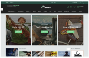 Attraper - Fishing eCommerce Bootstrap Template PrestaShop Theme