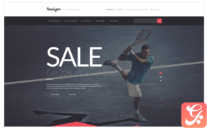 Tennis Gear PrestaShop Theme