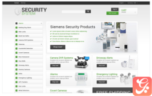 Security System PrestaShop Theme