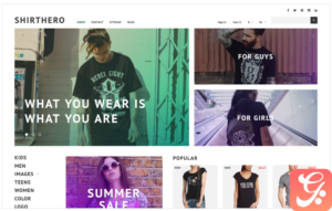 ShirtHero - T-shirt PrestaShop Theme