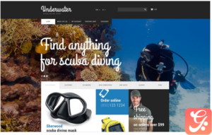 Scuba Diving Equipment PrestaShop Theme