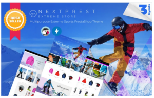 Nextprest - Multipurpose Extreme Sports PrestaShop Theme
