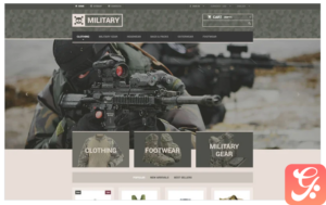 Military Gear Store PrestaShop Theme