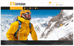 Extreme Sports Clothing PrestaShop Theme