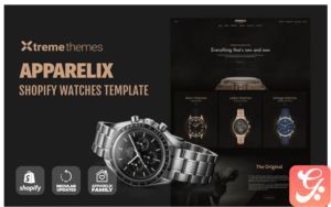 Watches Store Website Template Shopify Theme