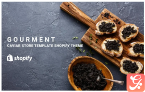 Caviar Store Template Shopify Theme