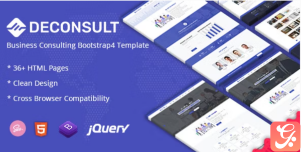 Deconsult Business Consulting Bootstrap4 Template RTL