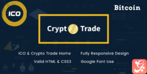 Crypto Trade - ICO, Bitcoin Cryptocurrency HTML