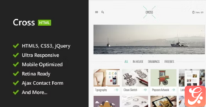 Cross - Minimal HTML5 Template