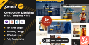 Constik - Real Estate Building Construction HTML