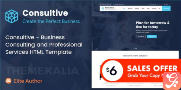 Consultive Business Consulting and Professional Services HTML Template