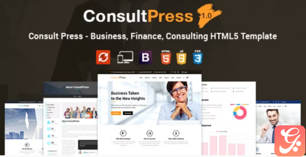 Consult Press Finance Consulting Business HTML5 Template