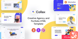 Collax - Creative Agency And Portfolio Template