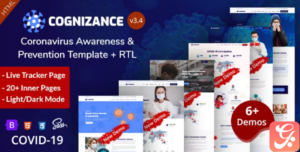 Cognizance - Medical Health & COVID-19 Template