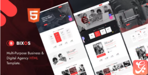 Bixos - Business & Digital Agency HTML Template