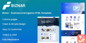 Biznar - Business Agency HTML Template