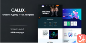 Callix - Creative Agency HTML Template