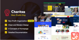 Charitxa | Multipurpose Nonprofit HTML Template