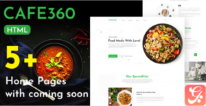 Cafe360 | Restaurant One Page HTML Template