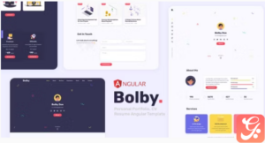 Bolby - Personal Portfolio Angular Template