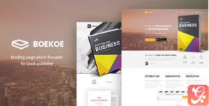 Boekoe - Book Landing Page HTML Template