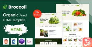 Broccoli - Organic Food Bootstrap HTML Template