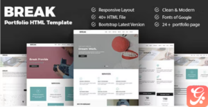 Break - Responsive Portfolio HTML Template