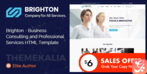 Brighton - Business Consulting Service Template