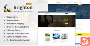 Brighton - Factory & Industrial Business Template