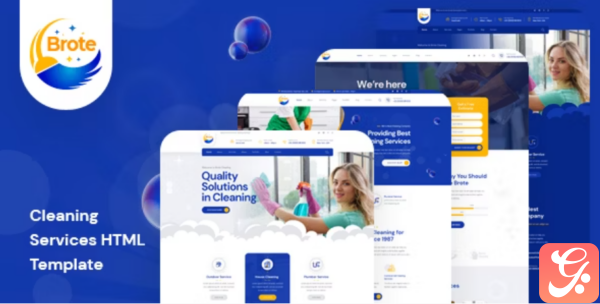 Brote Cleaning Services HTML Template