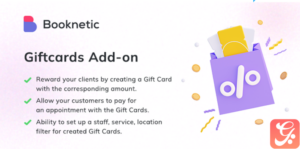Giftcards for Booknetic 1.1.2